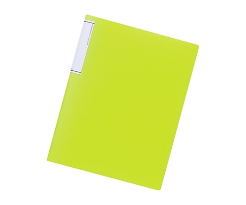 LIHITLAB クリヤーブック(スリムタイプ) 6黄緑 N7110-6 1冊(ご注文単位1冊)【直送品】