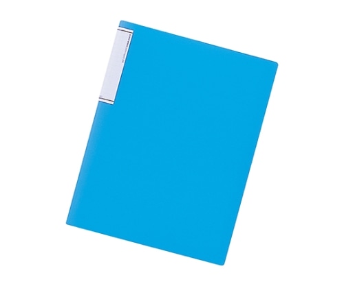 LIHITLAB クリヤーブック(スリムタイプ) 8青 N7110-8 1冊(ご注文単位1冊)【直送品】