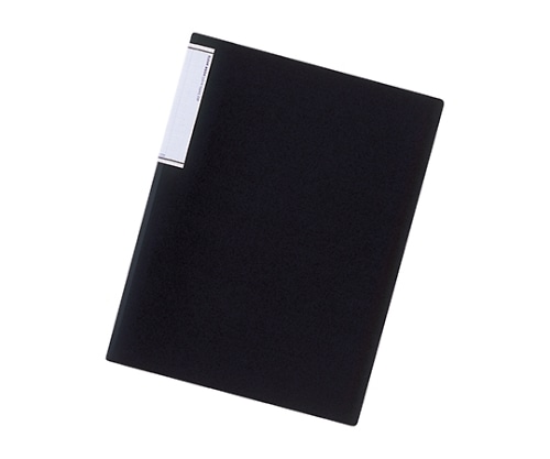 LIHITLAB クリヤーブック(スリムタイプ) 24黒 N7110-24 1冊(ご注文単位1冊)【直送品】