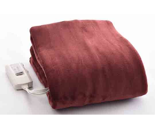 山善(YAMAZEN) 電気敷毛布 フランネル仕様 エンジ YMS-FK31(EN) 1枚(ご注文単位1枚)【直送品】