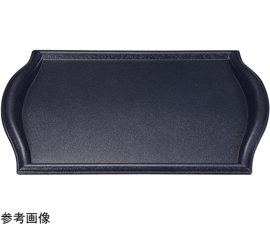 福井クラフト 耐熱A)尺4 波渕トレー 黒パール弱SL 11008345 1個（ご注文単位1個）【直送品】