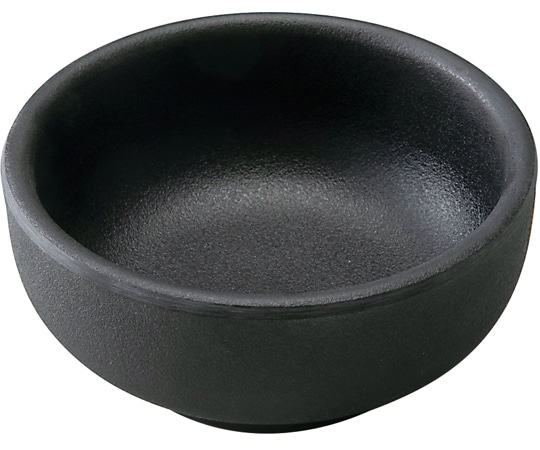 福井クラフト メラミン 丸鉢(九)黒マット 80304180 1個（ご注文単位1個）【直送品】
