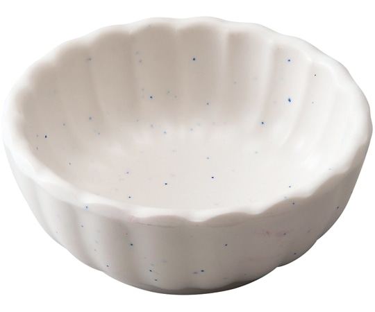 福井クラフト メラミン 菊鉢(九)粉引 80304190 1個（ご注文単位1個）【直送品】