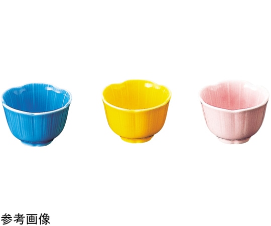 福井クラフト 陶)梅型珍味(小)黄釉 89600390 1個（ご注文単位1個）【直送品】