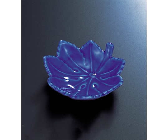 福井クラフト 陶)紅葉小皿 ルリ 89669915 1個（ご注文単位1個）【直送品】