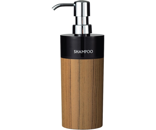 福井クラフト シャンプー丸型(大)黒チーク 51365560 1個（ご注文単位1個）【直送品】