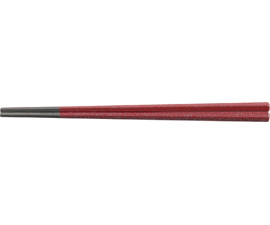 福井クラフト PBT21.8cm 五角先太箸 朱輝き 30011990 1個（ご注文単位1個）【直送品】