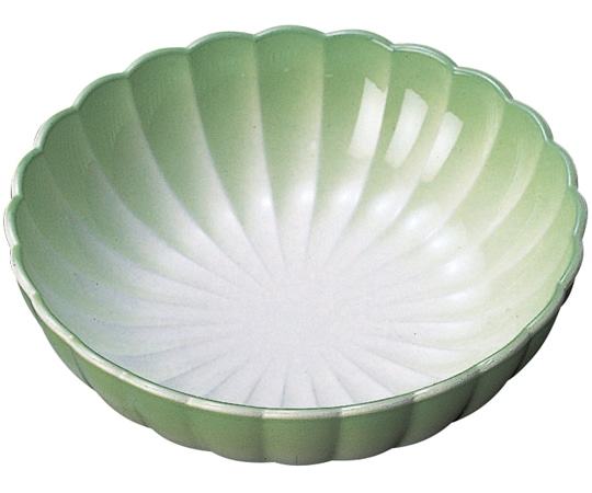 福井クラフト A φ114菊鉢(大)若草ボカシ 22000980 1個（ご注文単位1個）【直送品】