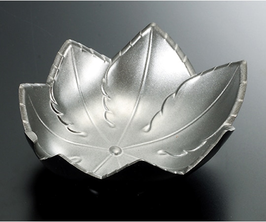 福井クラフト ヤツデ鉢 マットシルバー 24024270 1個（ご注文単位1個）【直送品】