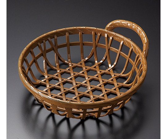 福井クラフト ABS竹丸篭 からし 22000765 1個（ご注文単位1個）【直送品】