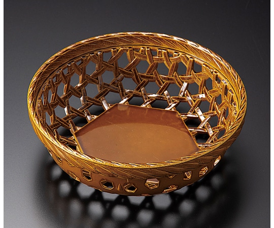 福井クラフト 新丸かご からし色 22001160 1個（ご注文単位1個）【直送品】