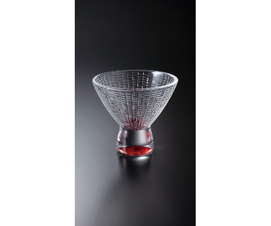 福井クラフト あみ笠小付 レッド 80115940 1個（ご注文単位1個）【直送品】