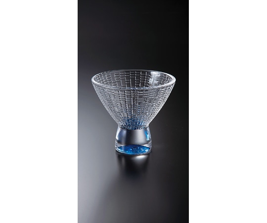 福井クラフト あみ笠小付 ブルー 80115950 1個（ご注文単位1個）【直送品】