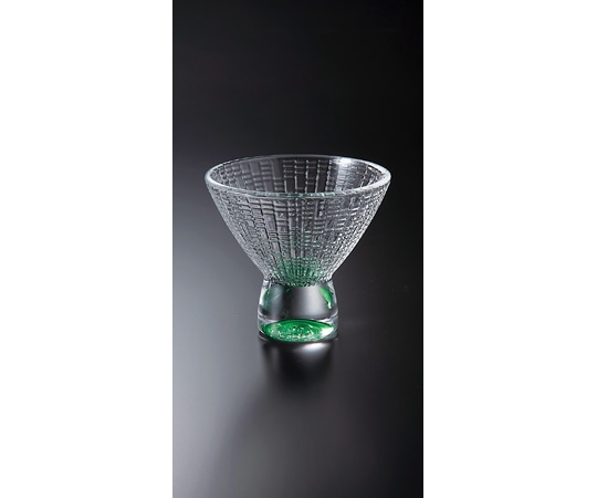 福井クラフト あみ笠小付 グリーン 80115970 1個（ご注文単位1個）【直送品】