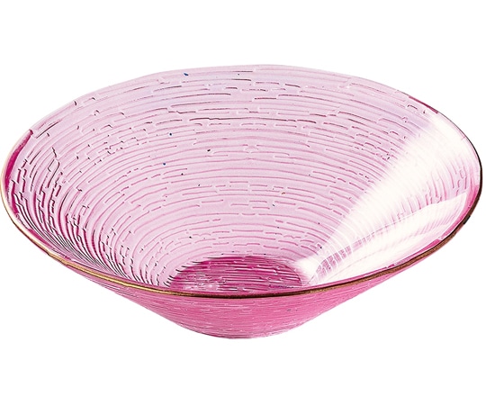 福井クラフト φ158 中鉢 レッド/縁金 80116130 1個（ご注文単位1個）【直送品】