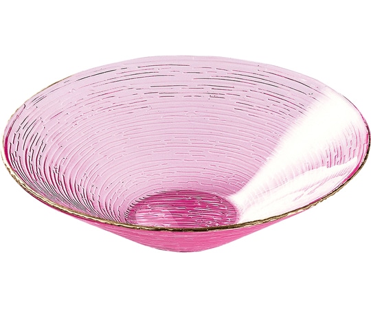 福井クラフト φ200 大鉢 レッド/縁金 80116140 1個（ご注文単位1個）【直送品】