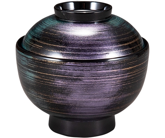 福井クラフト 耐熱3.5寸 丸駒椀 虹かすみ 内黒 37001570 1個(ご注文単位1個)【直送品】