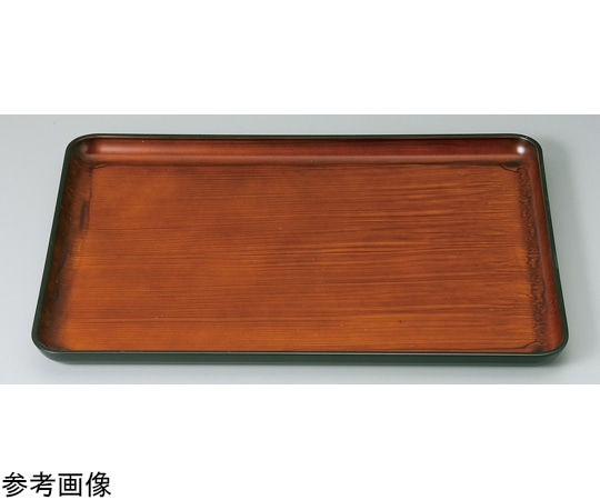 福井クラフト 尺3 DX長手盆 チーク木目普賢塗弱SL 15159100 1個（ご注文単位1個）【直送品】