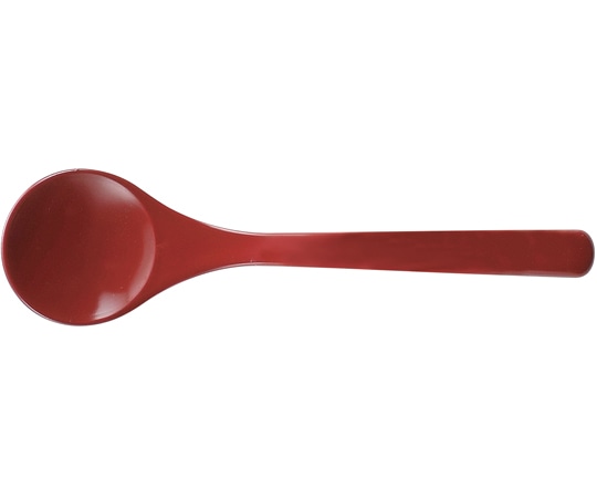福井クラフト PBT スープスプーン(大)朱OM 80604080 1個（ご注文単位1個）【直送品】