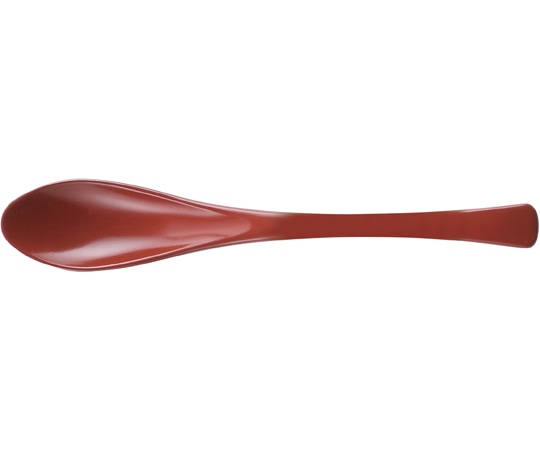 福井クラフト PBT かゆスプーン(小)朱OM 80604100 1個（ご注文単位1個）【直送品】
