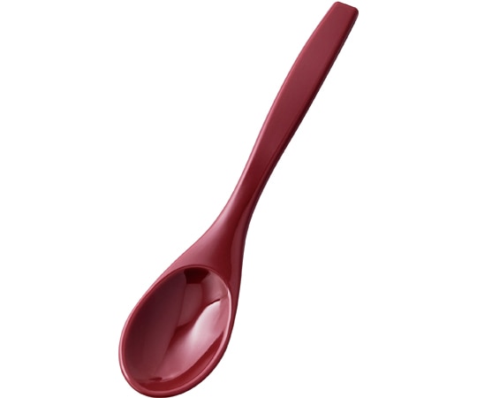 福井クラフト えびす平スプーン 朱OM 48140900 1個（ご注文単位1個）【直送品】