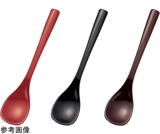 福井クラフト まゆスプーン(小)朱塗 48131080 1個（ご注文単位1個）【直送品】