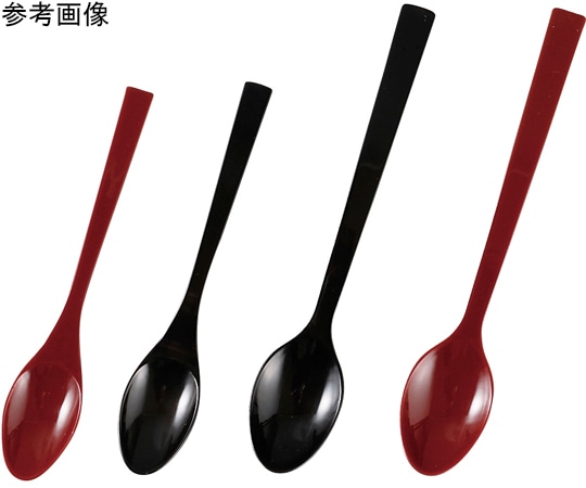 福井クラフト ニューデザートスプーン(小)112 黒OM 48161545 1個（ご注文単位1個）【直送品】