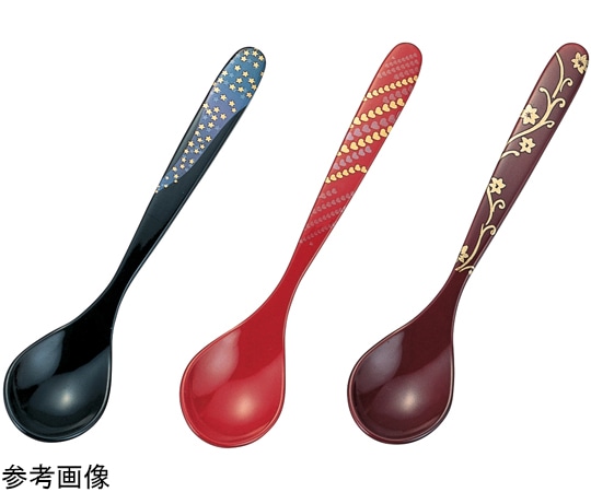 福井クラフト やすらぎスプーン 朱塗 ハート 90021970 1個（ご注文単位1個）【直送品】