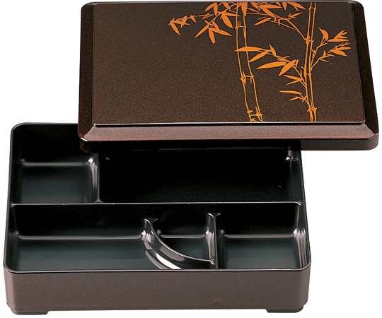 福井クラフト 8寸 長手福来弁当 梨地竹内黒(蓋親) 23213680 1個（ご注文単位1個）【直送品】