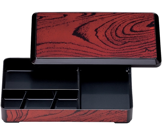 福井クラフト 尺0寸 戦国弁当 ケヤキ内黒(蓋親) 23213530 1個（ご注文単位1個）【直送品】