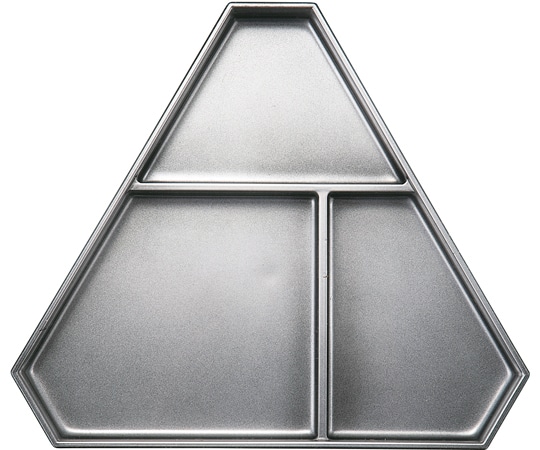 福井クラフト 三角富士弁当 仕切 銀透き 23214100 1個（ご注文単位1個）【直送品】