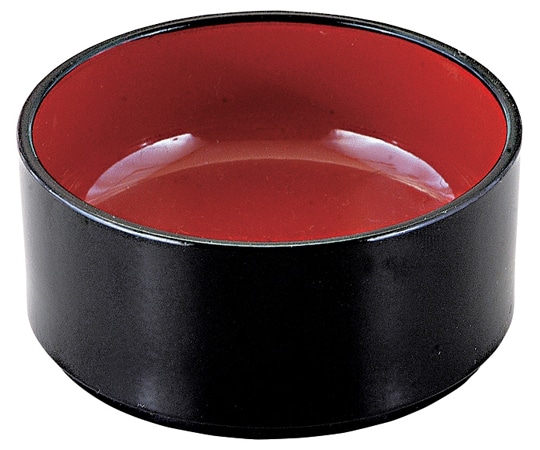 福井クラフト ABS 2.2寸 薬味鉢 黒内朱 45015260 1個（ご注文単位1個）【直送品】