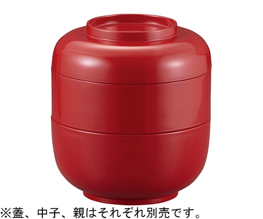 福井クラフト 太呂花弁当(中子)朱内黒 21006190 1個（ご注文単位1個）【直送品】