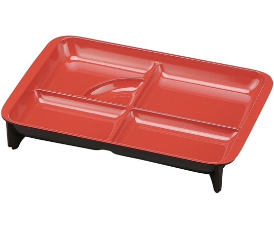 福井クラフト 尺0 ランチプレート 朱塗 16911930 1個（ご注文単位1個）【直送品】