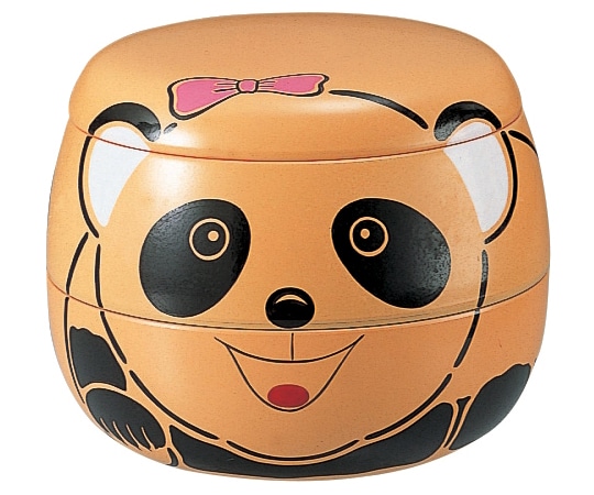 福井クラフト パンダ弁当 オレンジ(仕切付セット) 25910675 1個（ご注文単位1個）【直送品】