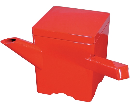 福井クラフト 新元禄角湯筒(大)朱 15158830 1個（ご注文単位1個）【直送品】