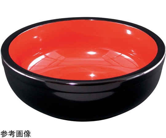 福井クラフト A尺2寸 盛込み鉢 内朱天黒 70009431 1個（ご注文単位1個）【直送品】
