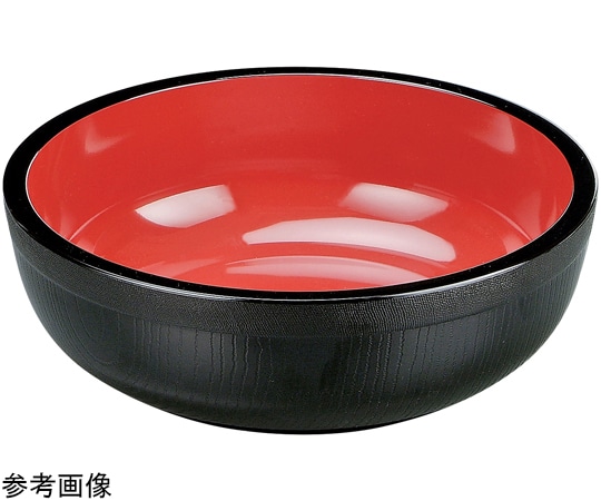 福井クラフト ABS尺2 外木目こね鉢 外黒内朱天黒 45014570 1個（ご注文単位1個）【直送品】