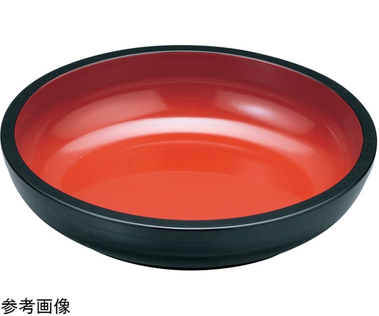 福井クラフト 尺0 ジャンボ麺鉢 黒内朱 51401090 1個（ご注文単位1個）【直送品】