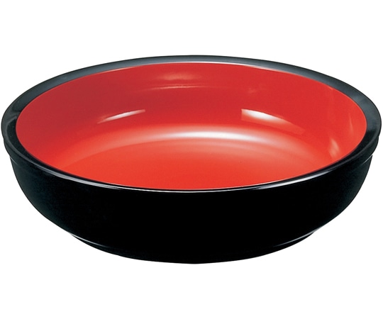 福井クラフト 厚口尺8 新こね鉢 黒内朱天黒底黒塗 51407380 1個（ご注文単位1個）【直送品】