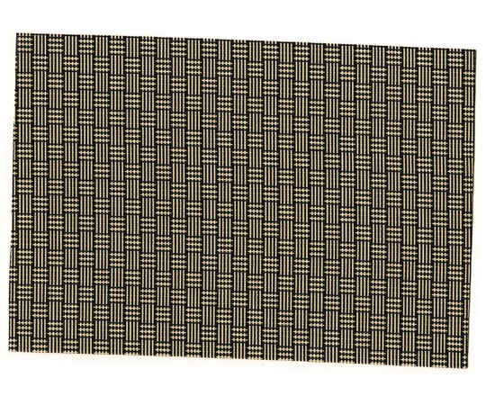 福井クラフト 尺1 長角つば付皿用敷マット 270×77変り市松 41321220 1個（ご注文単位1個）【直送品】