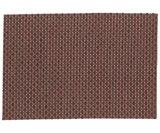 福井クラフト 7.5寸 角つば付皿用敷マット 170×170ブロンズ格子 41321270 1個（ご注文単位1個）【直送品】