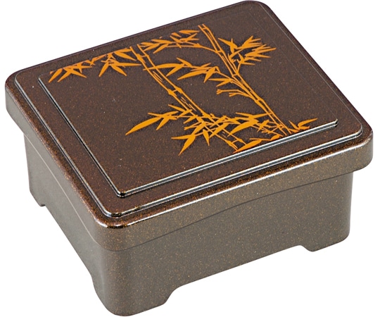 福井クラフト ミニ丼重 青パール竹(一色絵)蓋親セット 12030670 1個（ご注文単位1個）【直送品】