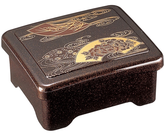 福井クラフト 光月丼重 扇面菊水(蓋親) 42011830 1個（ご注文単位1個）【直送品】