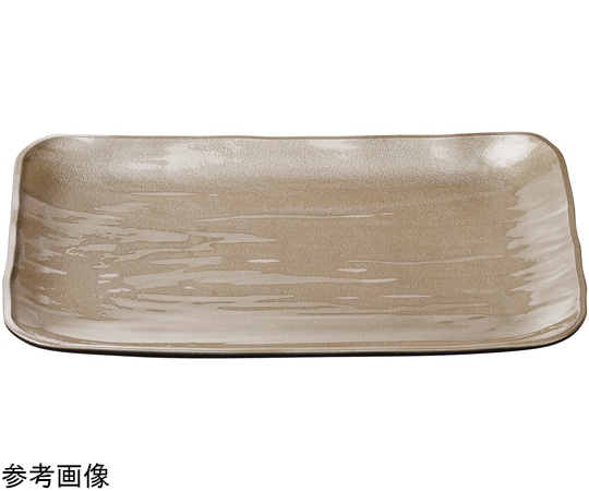 福井クラフト 尺3 .5 長角大宝盛皿 シャンパゴールド裏黒塗 51098660 1個（ご注文単位1個）【直送品】