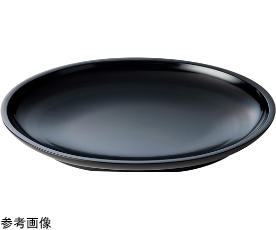 福井クラフト 尺1 小判深盛皿 黒(裏黒) 50023340 1個（ご注文単位1個）【直送品】
