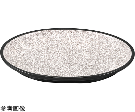 福井クラフト 尺5 小判深盛皿 志野 天黒 51352795 1個（ご注文単位1個）【直送品】