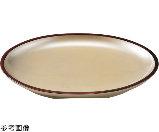 福井クラフト 尺5 小判深盛皿 黄金銀彩天べっ甲(全面塗) 55203110 1個（ご注文単位1個）【直送品】