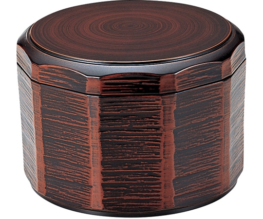 福井クラフト 耐熱木彫飯器(中)栃(内黒) 12026170 1個（ご注文単位1個）【直送品】