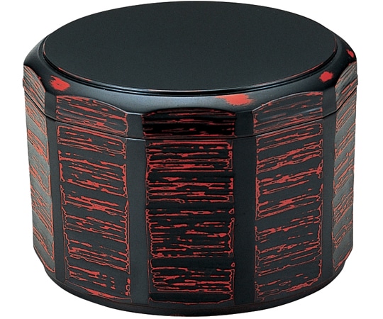 福井クラフト 耐熱木彫飯器(中)曙(内朱) 45150670 1個（ご注文単位1個）【直送品】